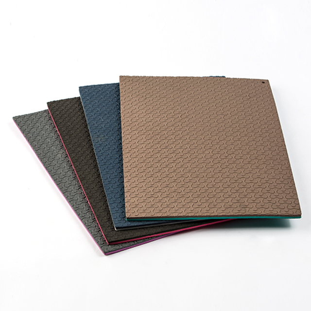 TPE foam sheet with embossing