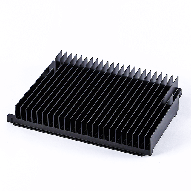 black anodized aluminum heat sink