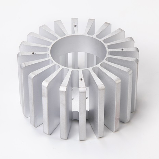 Round extruded aluminum heatsink Shunho metal solutions