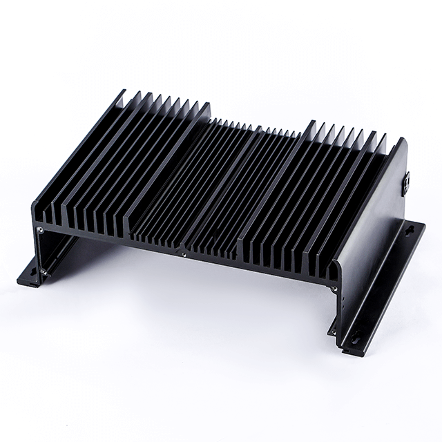 Black anodized aluminum heat sink made by SH metal solutions