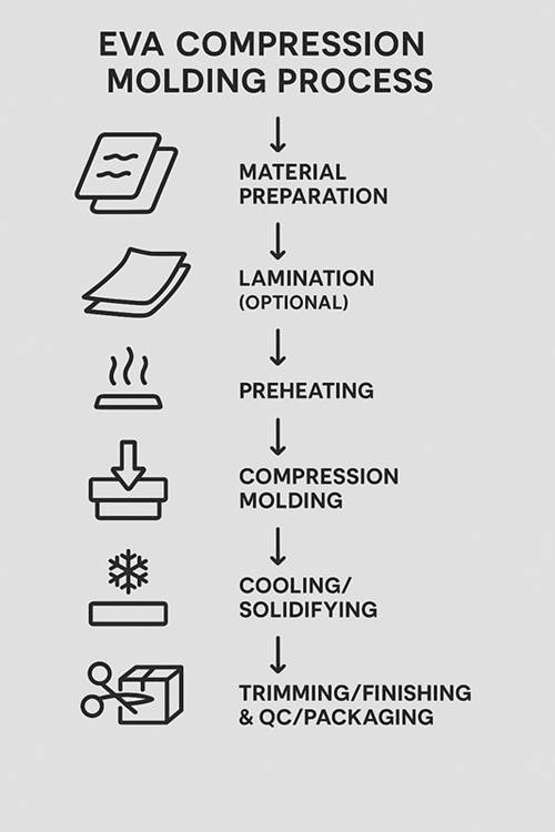 Custom-Thermoformed EVA process
