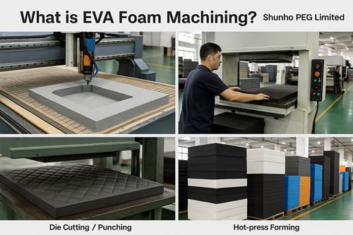 EVA foam machining process