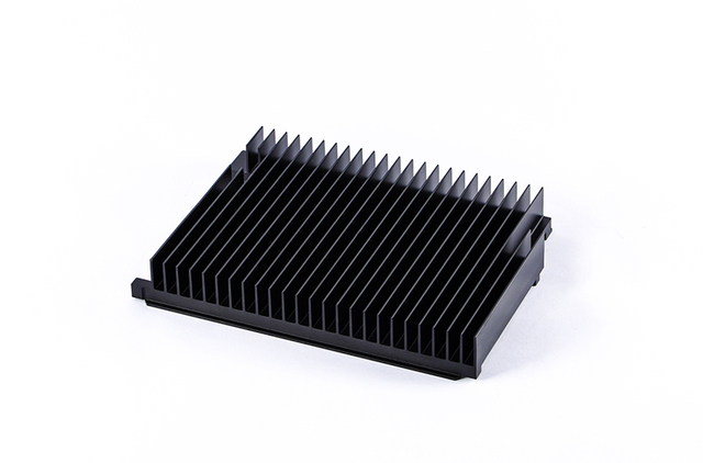 Black Anodized Aluminum Heat Sink 