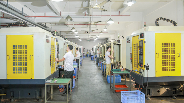 CNC machining workshop