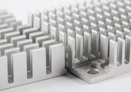 Extruded aluminum heatsink