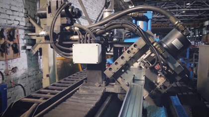 Aluminum profile cutting