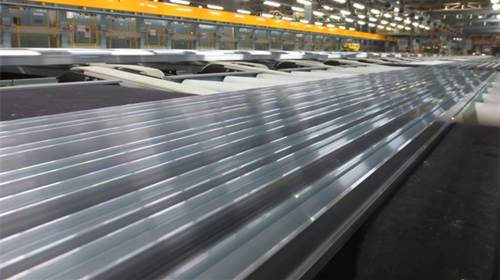 Production line for aluminum extrusion