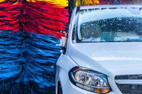 Car washing brushes made by EVA foam with Red ,Blue and Yellow