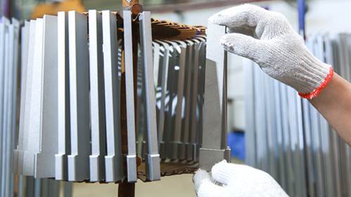 Hanging for aluminum anodizing products