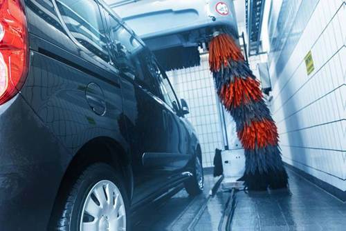 Car washing brushes made by EVA foam with Red and Blue 1